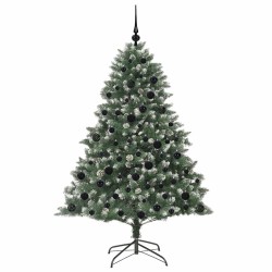 Sapin de Noël artificiel Vert 180 cm PVC, plastique et acier 542472542472
