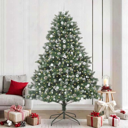 Sapin de Noël artificiel Vert 240 cm PVC, plastique et acier 542474542474