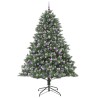 Sapin de Noël artificiel Vert 240 cm PVC, plastique et acier 542482542482