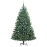 Sapin de Noël Artificiel à Branches Articulées Vert 210 cm 542490542490