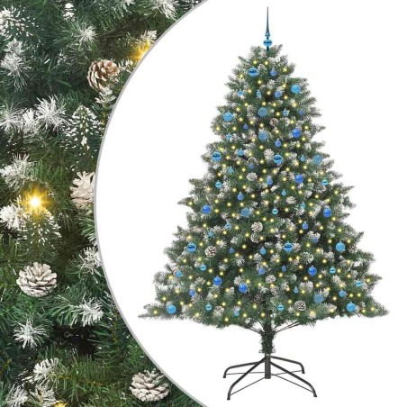 Sapin de Noël artificiel Vert 240 cm PVC, plastique et acier 542491542491