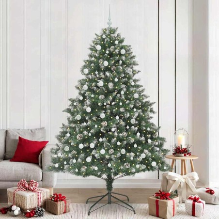 Sapin de Noël artificiel Vert 240 cm PVC, plastique et acier 542495542495
