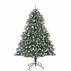 Sapin de Noël artificiel Vert 240 cm PVC, plastique et acier 542495542495