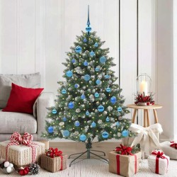 Sapin de Noël artificiel Vert 150 cm PVC, plastique et acier 542496542496