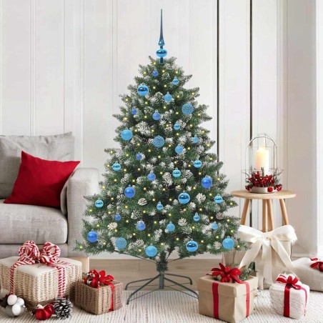 Sapin de Noël artificiel Vert 150 cm PVC, plastique et acier 542496542496