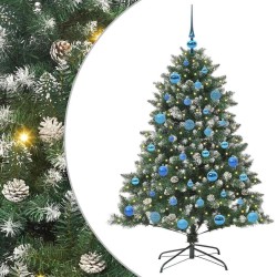 Sapin de Noël artificiel Vert 150 cm PVC, plastique et acier 542496542496