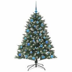 Sapin de Noël artificiel Vert 150 cm PVC, plastique et acier 542496542496