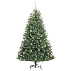 Sapin de Noël Artificiel à Branches Articulées Vert 210 cm 542499542499