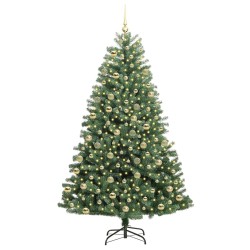 Sapin de Noël Artificiel à Branches Articulées Vert 210 cm 542499542499