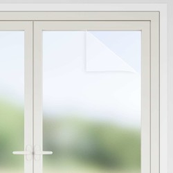 Film de fenêtre auto-adhésif Blanc dépoli 90 x 500 cm PVC 542536542536