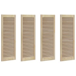 Porte de Cabinet avec porte 4 pcs Naturel 110 x 2,1 x 39,5 cm 542543542543