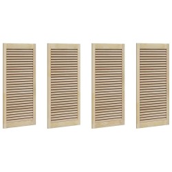 Porte de Cabinet avec porte 4 pcs Naturel 49,5 x 2,1 x 110 cm 542544542544