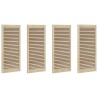 Porte de Cabinet avec porte 4 pcs Naturel 49,5 x 2,1 x 110 cm 542544542544