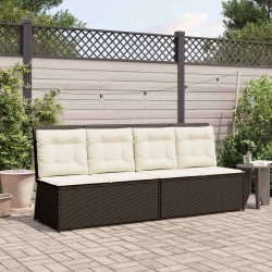 Banc de jardin Marron polyrotin 542583542583