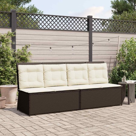 Banc de jardin Marron polyrotin 542583542583
