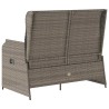 Banc de jardin Gris polyrotin 542585542585