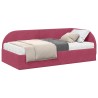 Cadre de lit d'angle avec matelas 2 pcs Vert Velours 542588542588
