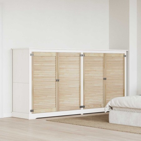 Porte de Cabinet avec porte 4 pcs Naturel 110 x 2,1 x 59,5 cm 542618542618