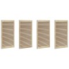 Porte de Cabinet avec porte 4 pcs Naturel 110 x 2,1 x 59,5 cm 542618542618