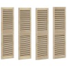 Porte de Cabinet avec porte 4 pcs Naturel 140,5 x 2,1 x 39,5 cm 542619542619