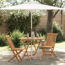 Ensemble de salle à manger pour jardin 3 pcs Marron 542620542620