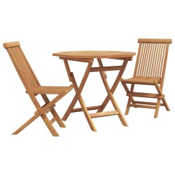 Ensemble de salle à manger pour jardin 3 pcs Marron 542620542620