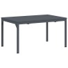 Table à dîner d'extérieur 2 pcs Anthracite 210 x 90 x 73 cm 542627542627