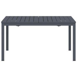 Table à dîner d'extérieur 2 pcs Anthracite 210 x 90 x 73 cm 542627542627