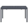 Table à dîner d'extérieur 2 pcs Anthracite 210 x 90 x 73 cm 542627542627