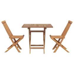 Ensemble de salle à manger pour jardin 3 pcs Marron 542630542630