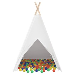 Tente tipi Blanc 120 x 120 x 150 cm Tissu et plastique 542639542639