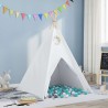 Tente tipi Blanc 120 x 120 x 150 cm Tissu et plastique 542641542641
