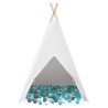 Tente tipi Blanc 120 x 120 x 150 cm Tissu et plastique 542641542641
