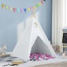 Tente tipi Blanc 120 x 120 x 150 cm Tissu et plastique 542642542642