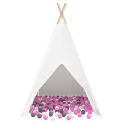 Tente tipi Blanc 120 x 120 x 150 cm Tissu et plastique 542642542642