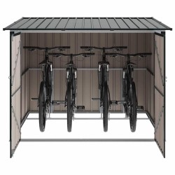 Abri de vélo 3 pcs Anthracite 216 x 207 x 158 cm Métал 542644542644