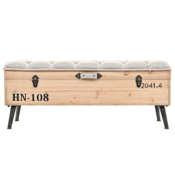 Banc de rangement 110 cm Bois de sapin massif 542661542661