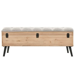 Banc de rangement 110 cm Bois de sapin massif 542661542661
