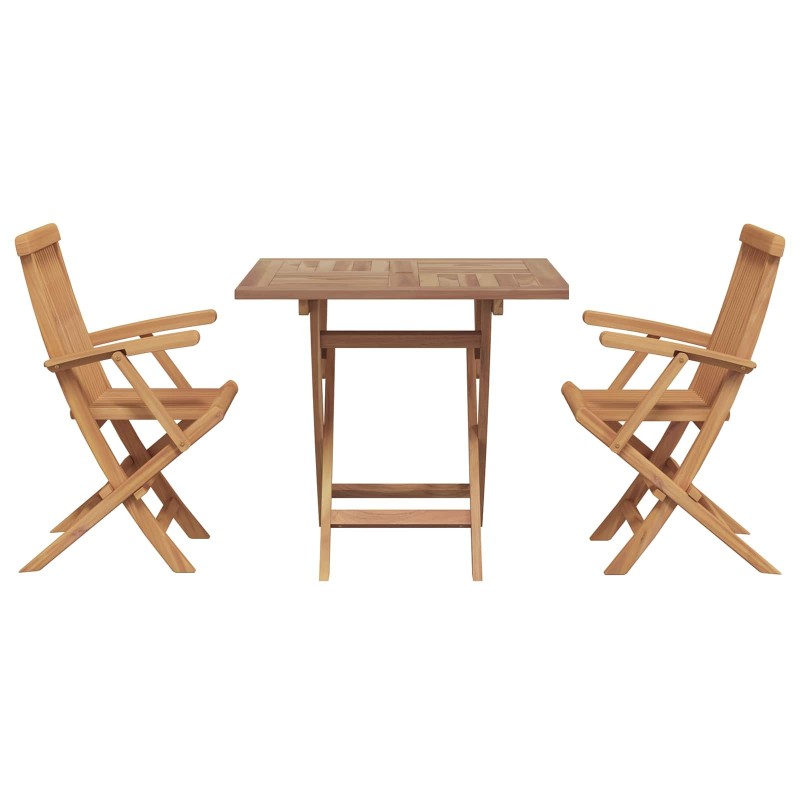 Ensemble de salle à manger pour jardin 3 pcs Marron 542671542671