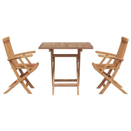 Ensemble de salle à manger pour jardin 3 pcs Marron 542671542671
