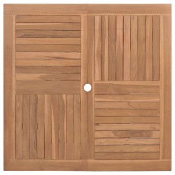 Ensemble de salle à manger pour jardin Marron Teck massif 542672542672