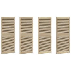 Porte de Cabinet avec porte 4 pcs Naturel 140,5 x 2,1 x 59,5 cm 542677542677