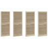 Porte de Cabinet avec porte 4 pcs Naturel 140,5 x 2,1 x 59,5 cm 542677542677