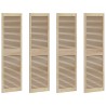 Porte de Cabinet avec porte 4 pcs Naturel 170 x 2,1 x 49,5 cm 542693542693
