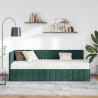 Cadre de lit d'angle avec matelas 2 pcs Vert Velours 542706542706