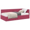 Cadre de lit d'angle avec matelas 2 pcs Vert Velours 542709542709