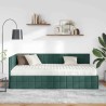 Cadre de lit d'angle avec matelas 2 pcs Vert Velours 542711542711