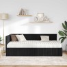 Cadre de lit d'angle avec matelas 2 pcs Noir Velours 542725542725