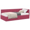 Cadre de lit d'angle avec matelas 2 pcs Vert Velours 542726542726