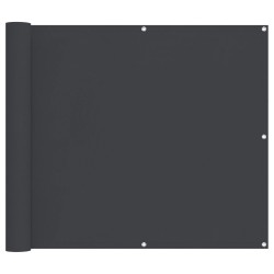 Écran de balcon Noir 100 x 500 cm Tissu Oxford 542749542749